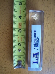 LA Anheuser Busch, Beer Tap Handle, Pre-owned, 4.5" Tall, - Picture 1 of 4