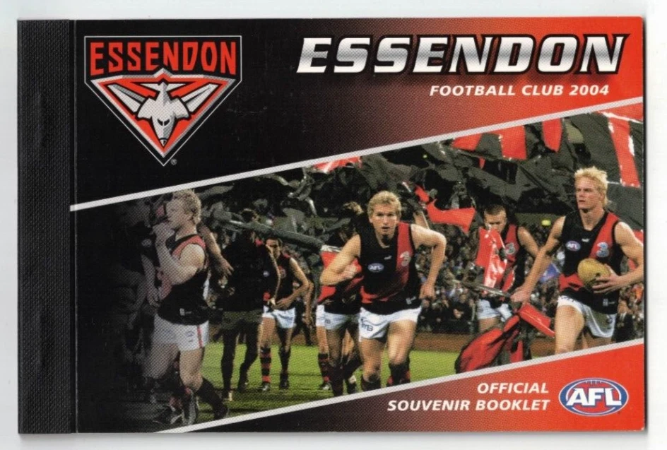 2004 Essendon Football Club SG SP22 AFL Official Souvenir Booklet - image 1 of 1