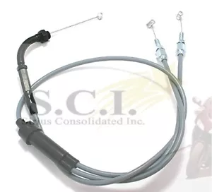 HONDA CB350 CL350K CB350 CL450 GRAY THROTTLE CABLE 1968 - 1973 - Bild 1 von 3