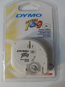 Dymo Letra Tag PA White New Sealed 1 Pack 91330  - Picture 1 of 4