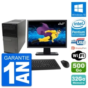 PC tour DELL 990 Bildschirm 22 " Intel G630 RAM 32Go Festplatte 500Go Windows 10 - Bild 1 von 7