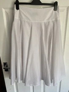 Ladies Principles Lined White Skirt 12 - Picture 1 of 9