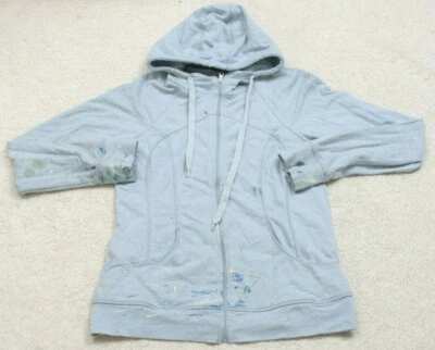 Sudadera con Capucha Azul Para Mujer Sudadera con Capucha Para Mujer Mediana Cascada Deportiva Top Cremallera 1018 Foto 1 de 4