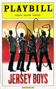 Trikot Jungen Original CAST SIGNED Playbill OBC John Lloyd Young + 2 COA - Bild 1 von 1