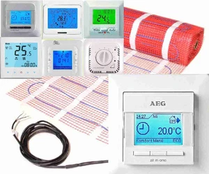 WLAN WIFI 200W/m² PREMIUM TWIN SFH elektrische FUßBODENHEIZUNG elektro Fliese - Bild 1 von 17