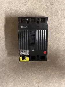 General Electric TED134015 15 Amp 3 Pole 480 Volt molded Case Circuit Breaker. - Picture 1 of 3