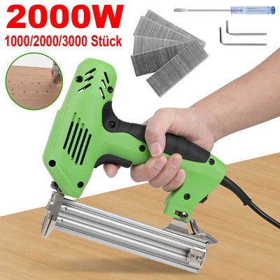 Elektrisch Tacker Nagler Elektrotacker Nagelmaschine mit 1000-3000 Stück Nägeln - Bild 1 von 4