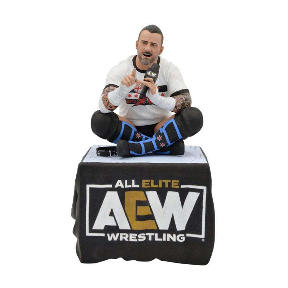 AEW CM Punk Gallery PVC Statue 10 Inch Full Colour Window Box High Quality - Image 1 of 1