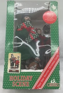 Escena navideña vintage Holiday Creations Dickens Musical 1995 en caja - pieza rara - Imagen 1 de 7