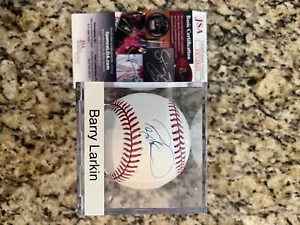 Barry Larkin Signed Official Major League Auto Baseball JSA EE52825 Reds NICE - Picture 1 of 3