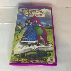 RARE VHS Barney Rhyme Time Rhythm Featuring Mother Goose Sing Along Songs - Bild 1 von 3