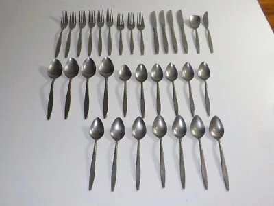 NS 32 pc Set NATIONAL MANOR  Vintage Japanese Stainless Steel - Image 1 of 4