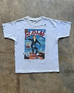 ORIGINAL 1987 Def Leppard Hysteria Women Of Doom Band T Shirt RARE Adult Size M - Picture 1 of 22