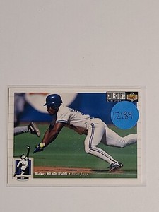 1994 Collectors Choice #131 Rickey Henderson Blue Jays Baseball Card