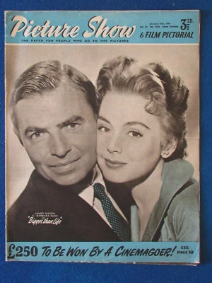 Picture Show Magazine - 6/10/1956 - James Mason & Barbara Rush Cover - Image 1 of 3