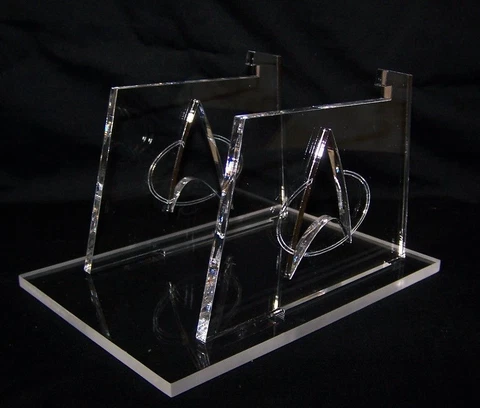 generic acrylic display stand for Diamond Select Star Trek Enterprise 1701-D Cover