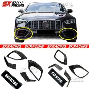 Fits 2019-2021 Mercedes Benz GT63 Forged/Carbon Fiber Front Bumper Air Vent kits - Picture 1 of 43