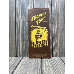 Vintage Frontier Town Brochure - Adirondacks NY 1960s Tourist Attraction - Picture 1 of 4