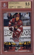 MIKKEL BOEDKER ROOKIE 2008-09 UPPER DECK YOUNG GUNS #237 BGS 9.5 W10 RC YG 08-09