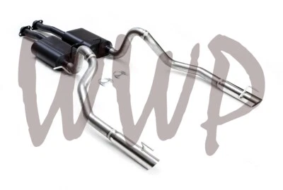 2.5" Stainless Dual CatBack Exhaust 99-04 Ford Mustang 4.6L V8 GT Mach1 Bullitt  — 第 1/3 张图片