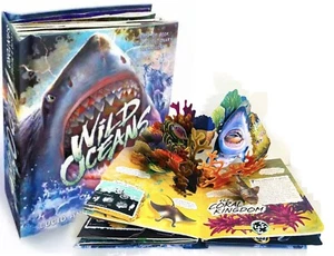 Wild Ocean Pop Up Book by Lucio Santoro Rare Sealed Brand New - Picture 1 of 6