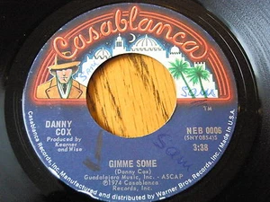DANNY COX - GIMME SOME 7" VINYL (VG+) - Picture 1 of 3