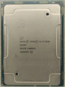 Intel Xeon Platinum 8124M CPU SRD1Y 18-Cores 3GHz LGA3647 240W DDR4 36-threads - Picture 1 of 2