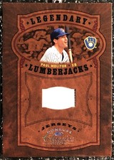 2005 PAUL MOLITOR Donruss Classics Legendary Lumberjacks /50 Game Used Jersey GU