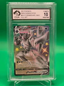 GRIMMSNARL VMAX - SV117/SV122 - Graded CGA 10 - SHINING FATES SHINY VAULT - Picture 1 of 1