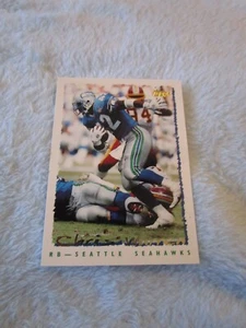 1995 Topps Seattle Seahawks Chris Warren #360 - Picture 1 of 2