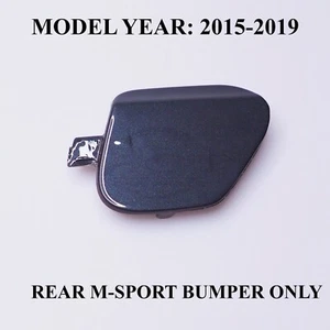 Cubierta de gancho parachoques trasero para BMW X6 F16 M Sport 2015-2019 elige el color - Imagen 1 de 7