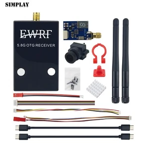 Video Transmitter Receiver Set FPV VTX+EWRF 5.8G OTG Receiver+1000TVL Camera - Picture 1 of 6