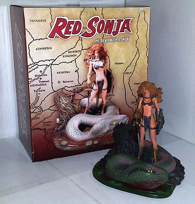 DINAMITA Michael Turner SONJA ROJA 7.5" Estatua Prueba de Artista - #24 de 150 - RARA Foto 1 de 4