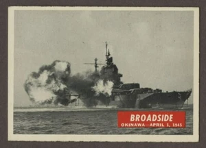 Broadside Okinawa  1965 Philadelphia Gum War Bulletin Trading Card - Picture 1 of 2