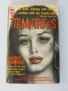 Andre Maurois TEMPTRESS 1958 SIGNED BY ANDRÉ MAUROIS ! - Picture 1 of 16