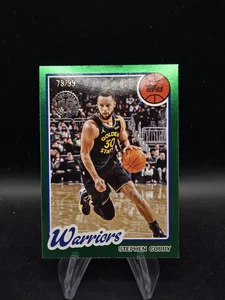 2025-26 Topps Stephen Curry Warriors 1980-81 45th #80BK-89 GREEN Foil 78/99 - Bild 1 von 6