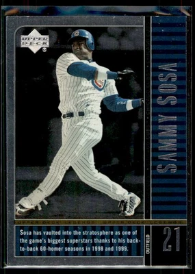 2000 Upper Deck Legends Sammy Sosa #19 Chicago Cubs - Image 1 of 2