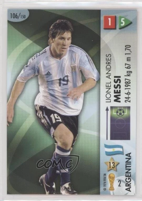 2006 Panini GOAAAL! World Cup Lionel Messi #106 for sale | eBay