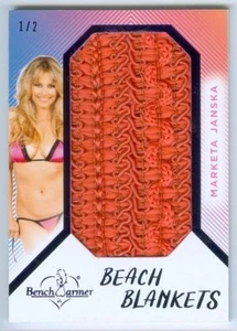MARKETA JANSKA "BEACH BLANKETS CARD /2" BENCHWARMER GIRLS OF SUMMER 2025 - Picture 1 of 2