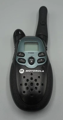 Motorola Talkabout T5000 Walkie Talkie Gray/Black, No Battery Pack-fxsm - Image 1 of 2
