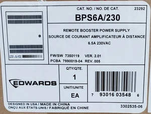 Edwards BPS6A/230 Feuermelder 6,5 Amp Booster Netzteil 6A8 - Bild 1 von 6