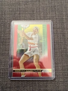 Topps Chrome 2024 Tennis Martina Navratilova Red/5 - Bild 1 von 2