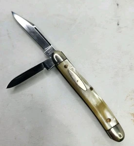 John Primble Finest Steel USA 2 Blade Jack Pocket Knife Nos - Picture 1 of 8