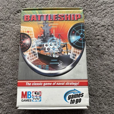 New MB Games to Go ~ Battleship Travel Game ~ Hasbro Board Game NEW - Image 1 of 3