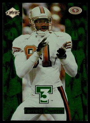 1998 Collector's Edge Supreme Season Review #26 Terrell Owens Triple Threat (T3) - Image 1 of 2