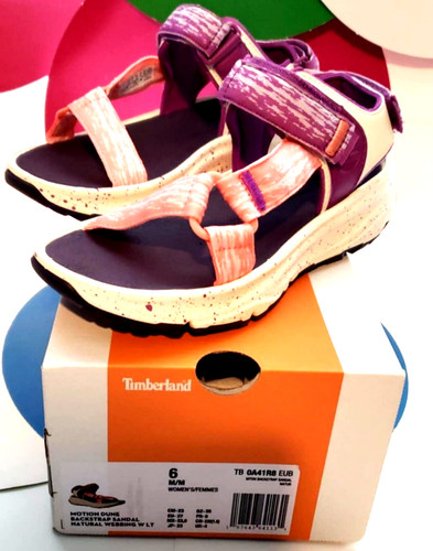 TIMBERLAND Motion Dune sandalo con cinturino posteriore tessitura naturale con LT 6 M M donna donna
