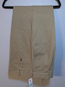 NWT - Brooks Brothers 346 Corduroy Pants Tan 100% Cotton 34 x 30 - Picture 1 of 8