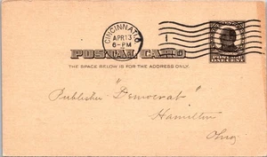 Tarjeta postal de Cincinnati Ohio 1908 Procter & Collier Co. publicidad efímera - Imagen 1 de 2