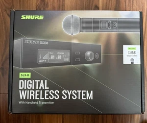 Shure SLXD24/SM58 kabelloses Gesangssystem - schwarzes Frequenzband J52 - Bild 1 von 3