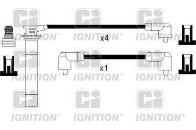 Ignition Cable Kit Fits Seat Cordoba Ibiza Toledo VW Golf QUINTON HAZELL XC1050 - image 1 of 3